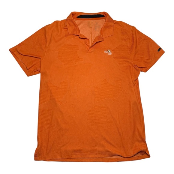 Nike Other - Nike Dri Fit x Tiger Woods Standard Fit Mens Orange Golf Polo Shirt Size Large
